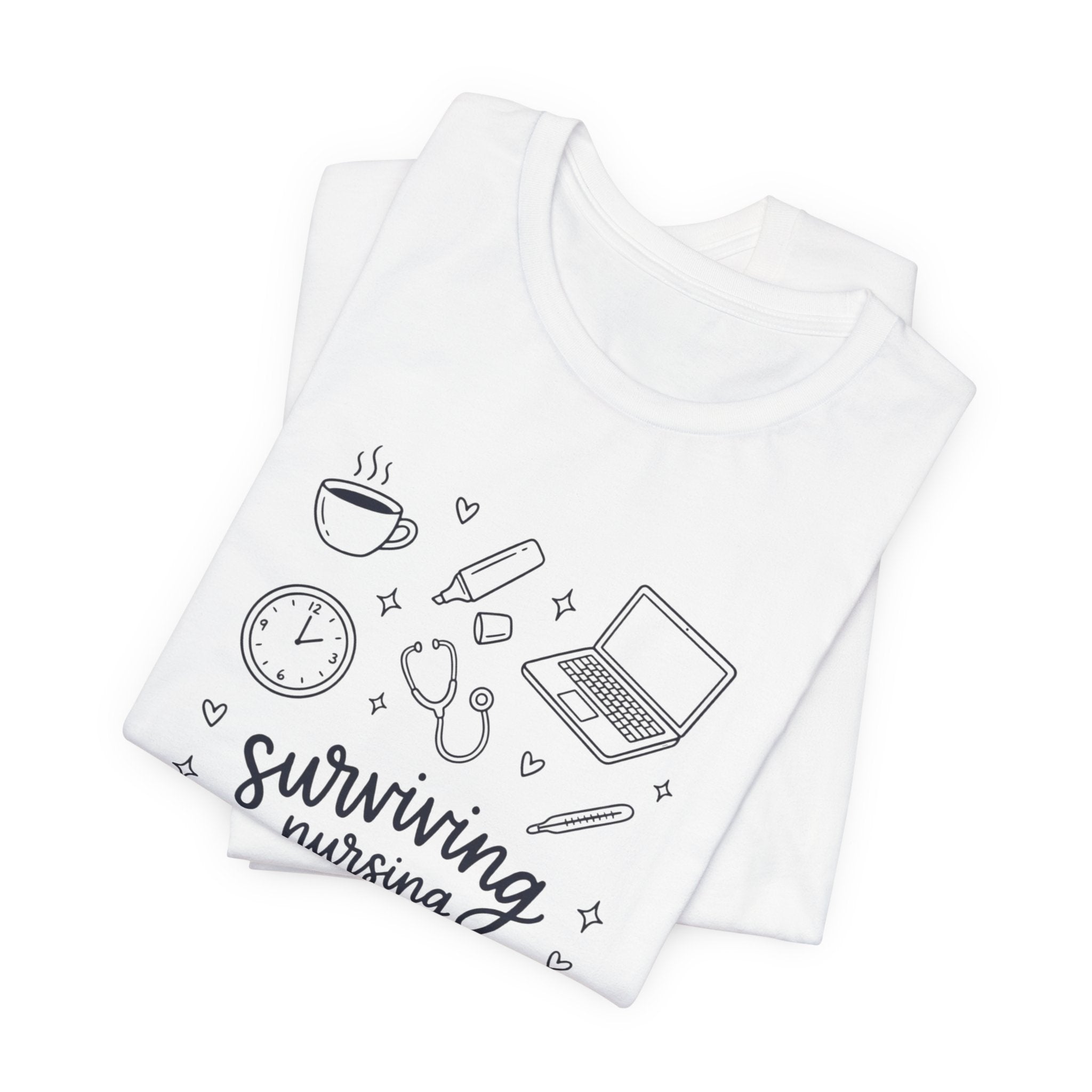 Surviving Nursing School T-Shirt — Nursing Student Gift Tee