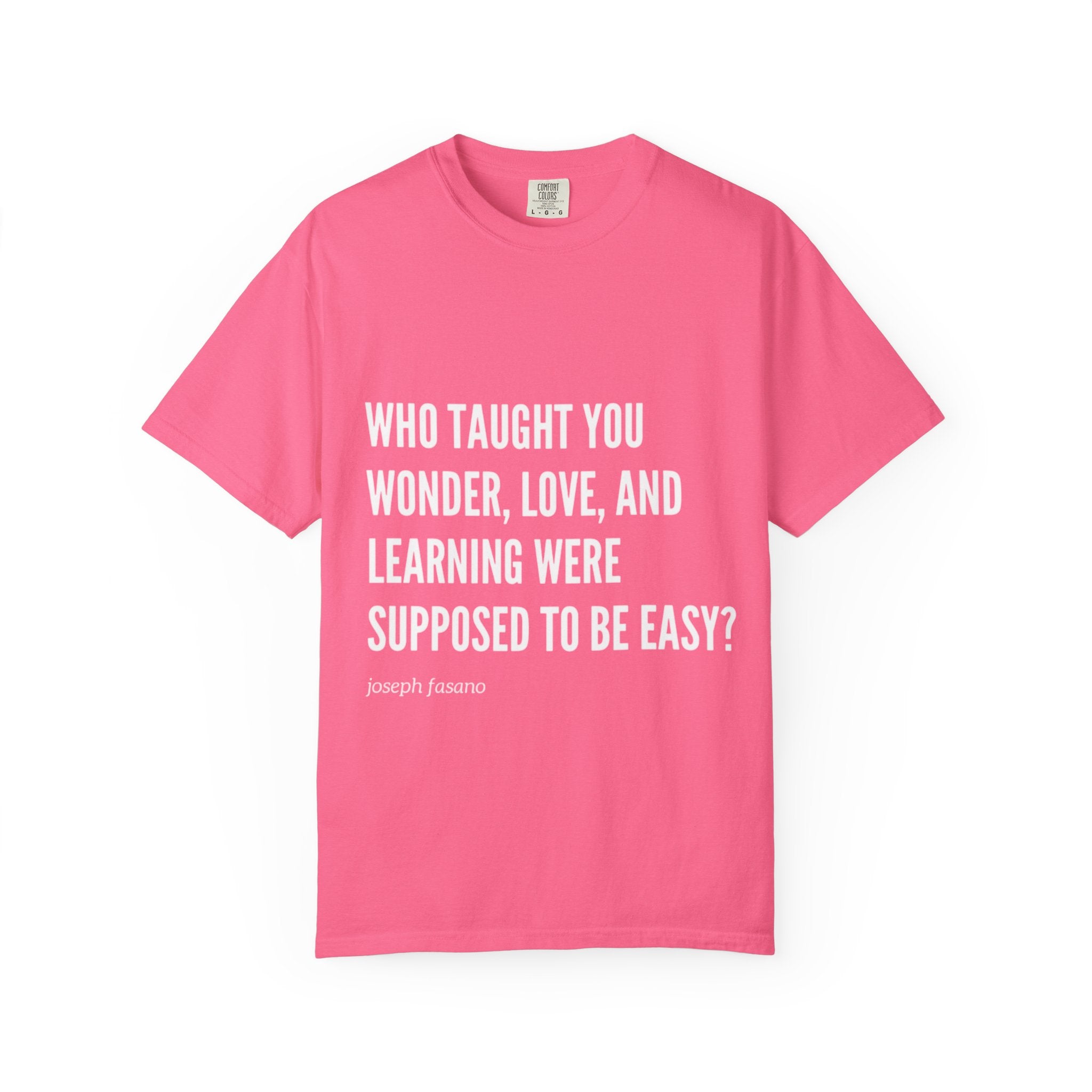 Who Taught You Wonder Love And Learning Were Supposed to be Easy - Joseph Fasano