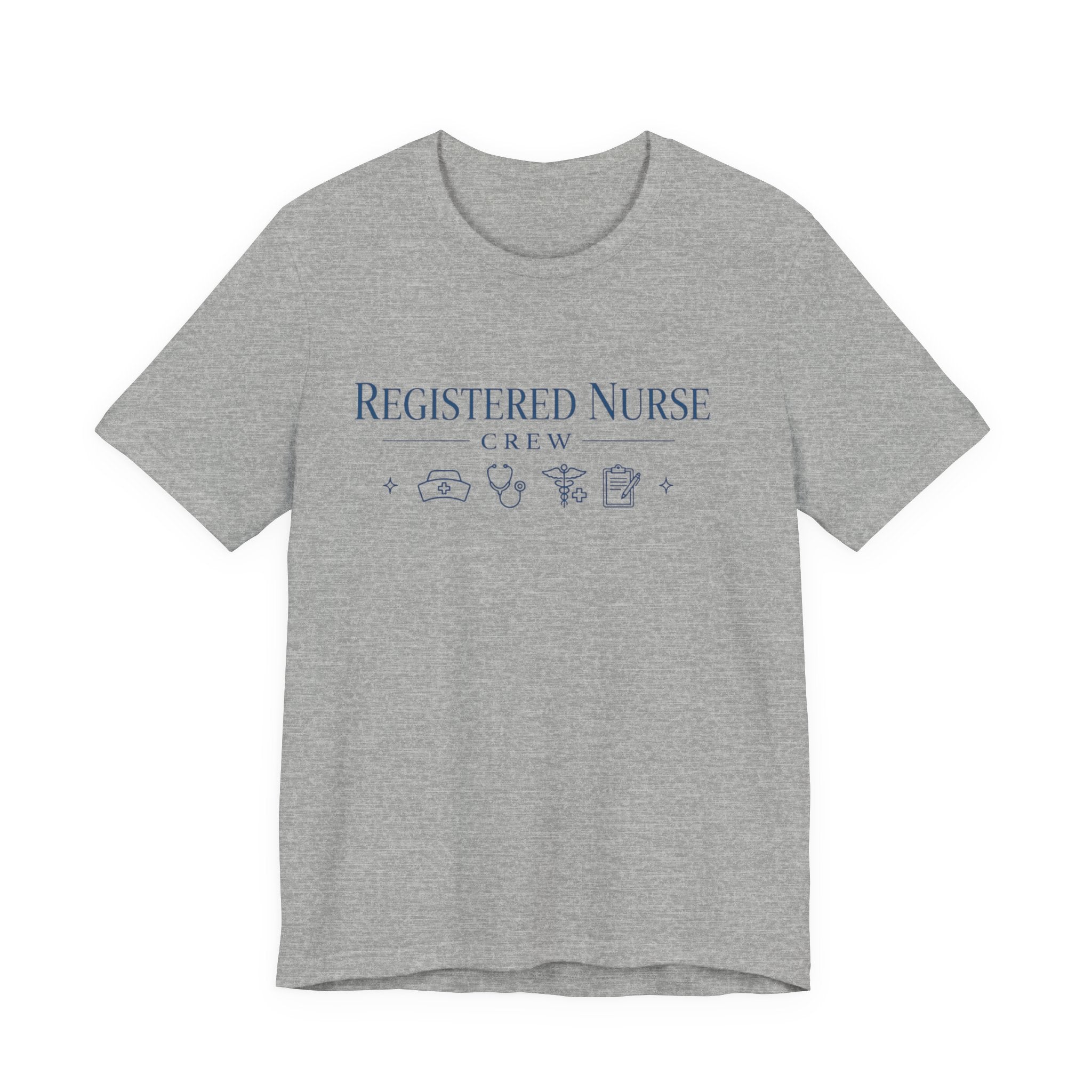Registered Nurse Crew T-Shirt — Nurse Appreciation Short Sleeve Tee