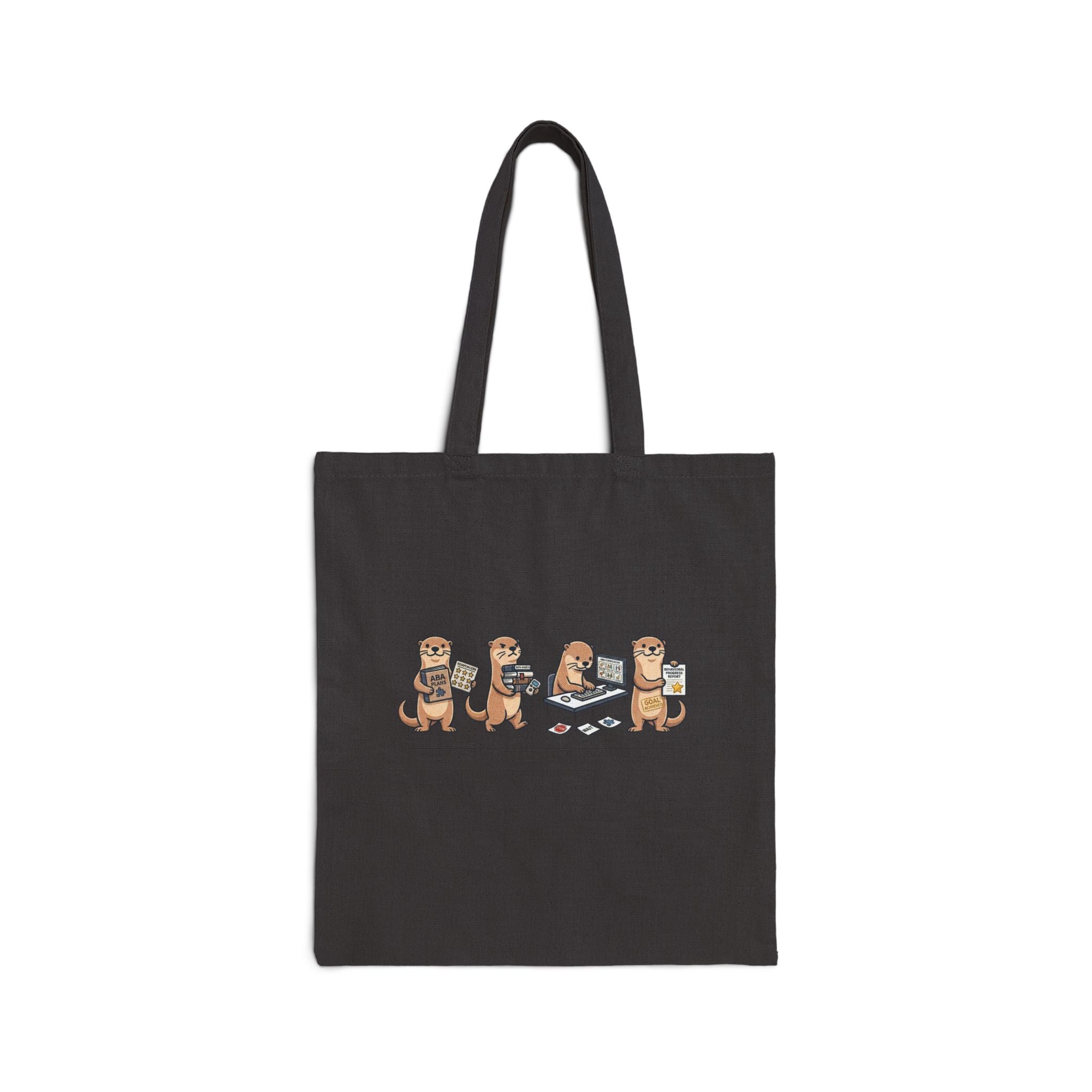 Otter ABA Therapy Tote Bag — Cute Pediatric Therapy Illustration