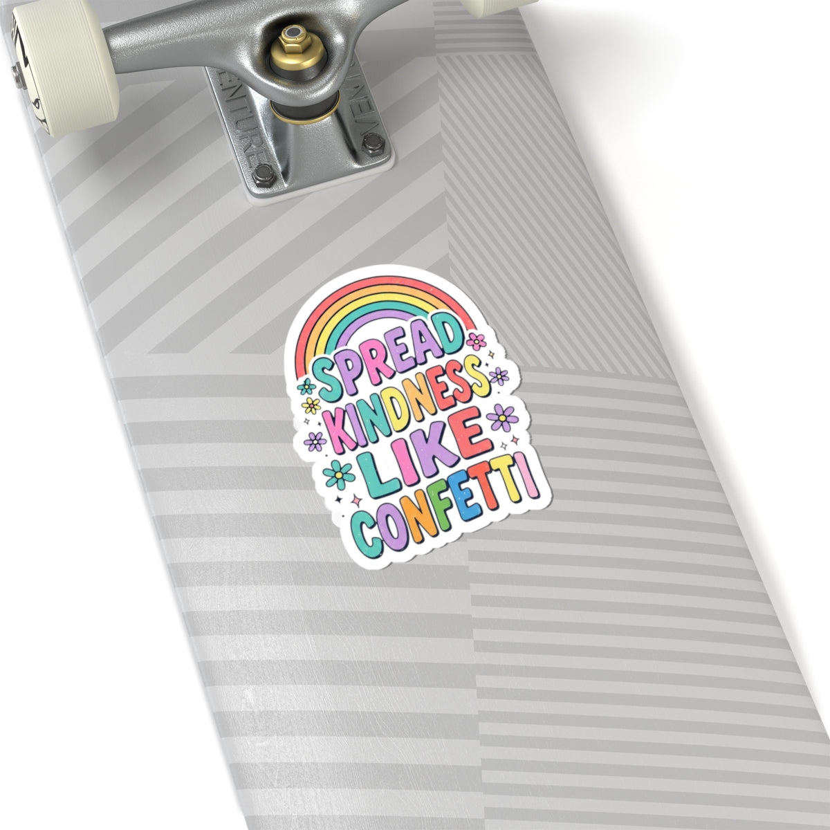 Spread Kindness Like Confetti Sticker | Christian Rainbow Faith Sticker