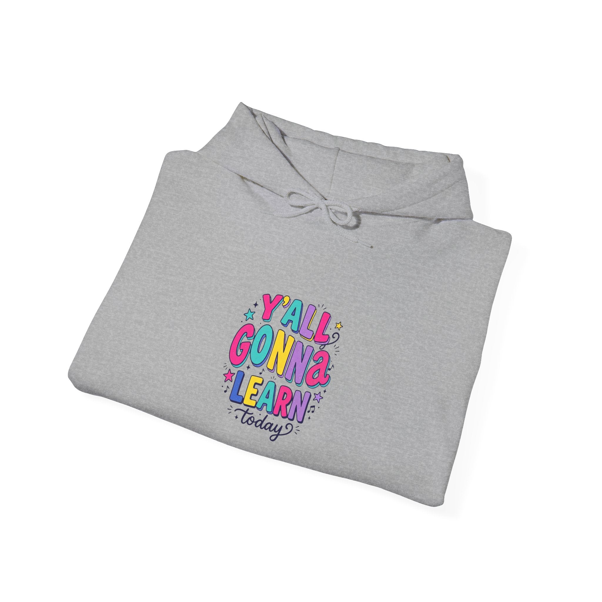 Y'all Gonna Learn hoodie | Christian rainbow scripture quote, playful faith sweatshirt