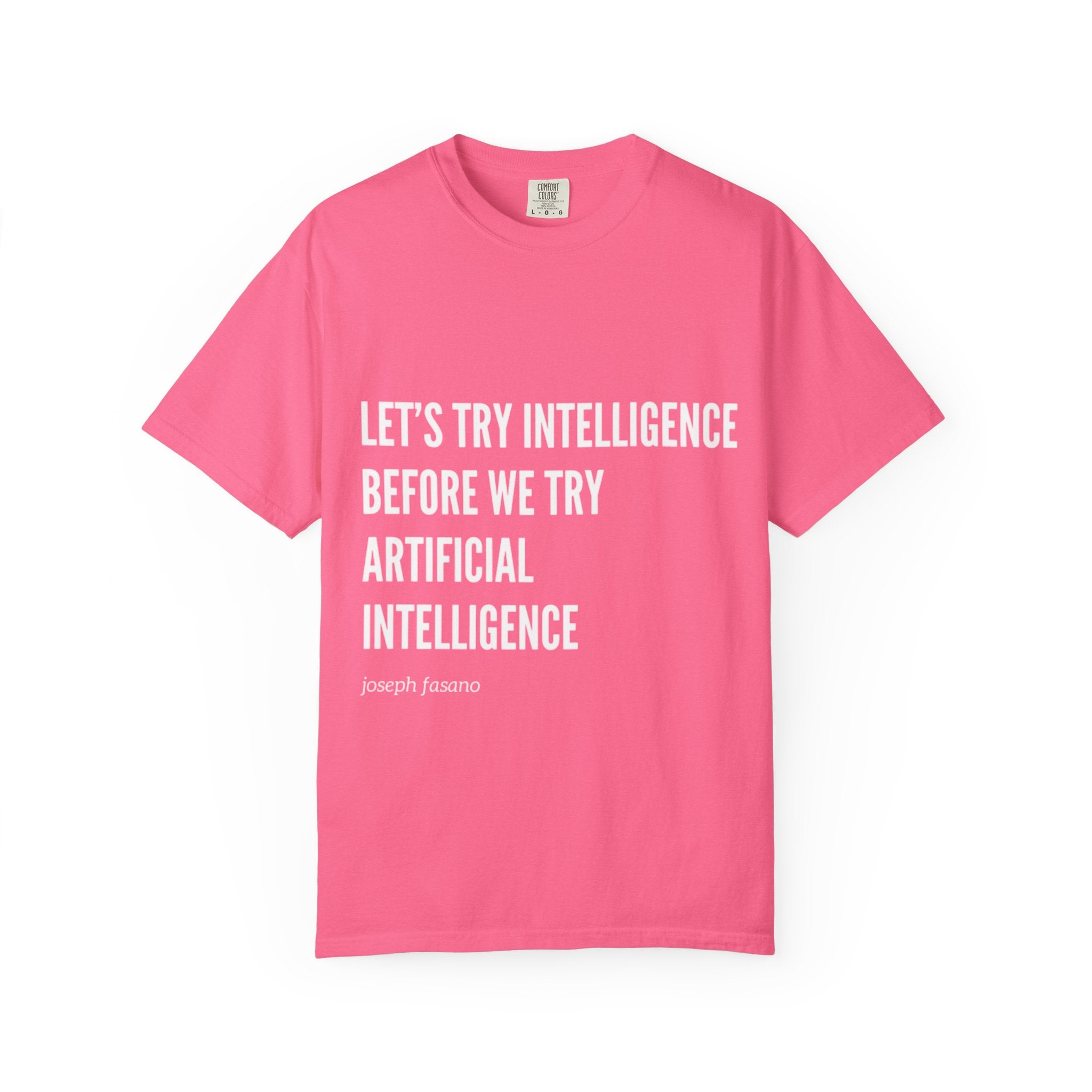 "try intelligence" Comfort Colors