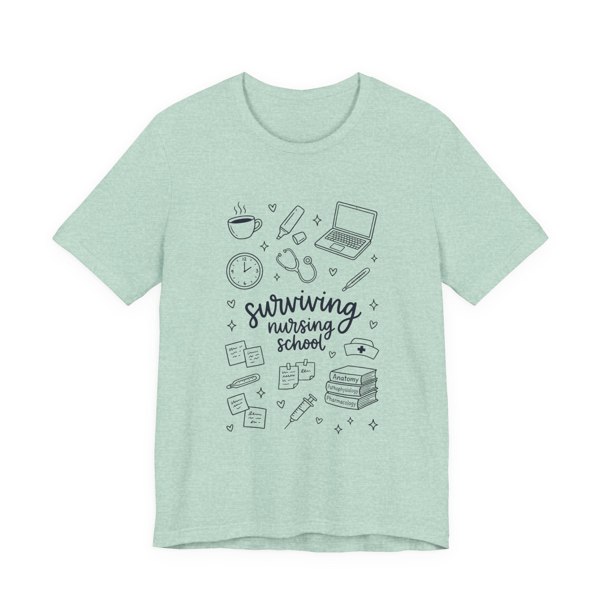 Surviving Nursing School T-Shirt — Nursing Student Gift Tee