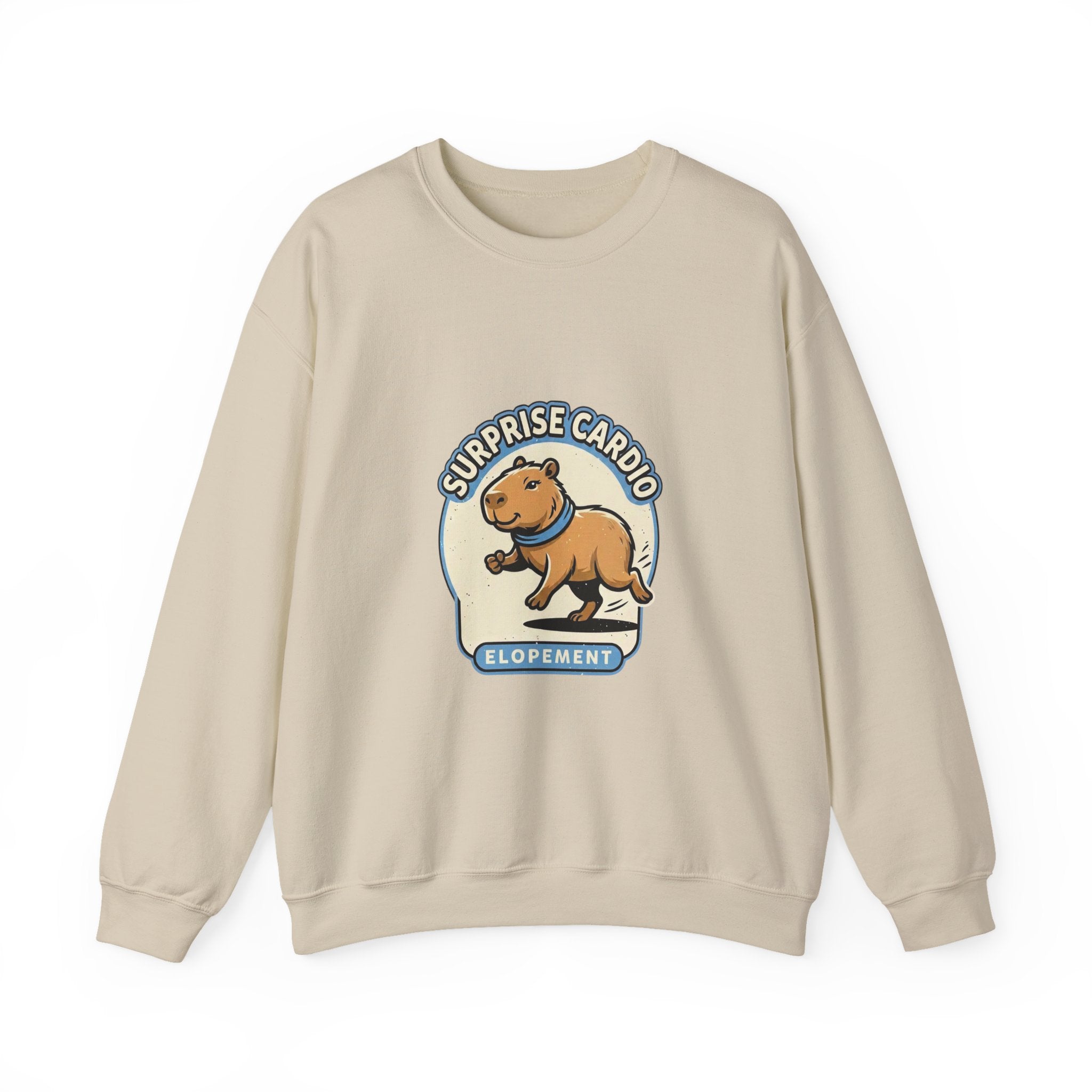 Surprise Cardio Dog Crewneck Sweatshirt | Soccer Fan Match-Day Colors