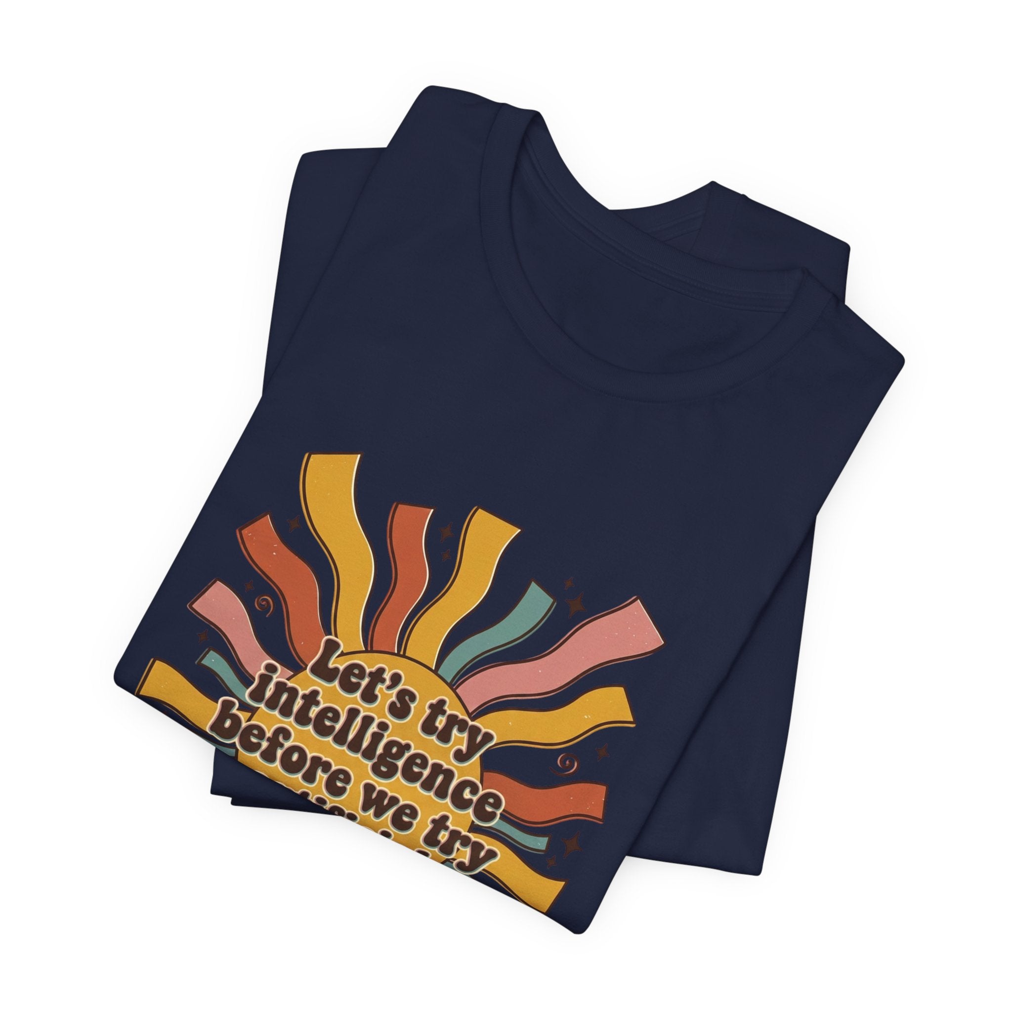 Groovy try intelligence Unisex Jersey Short Sleeve Tee