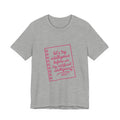 Notebook try intelligence Unisex Jersey Short Sleeve Tee