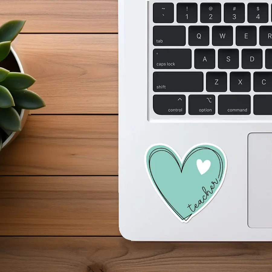 Teacher Appreciation Sticker | Heart Sticker | Teacher Gift