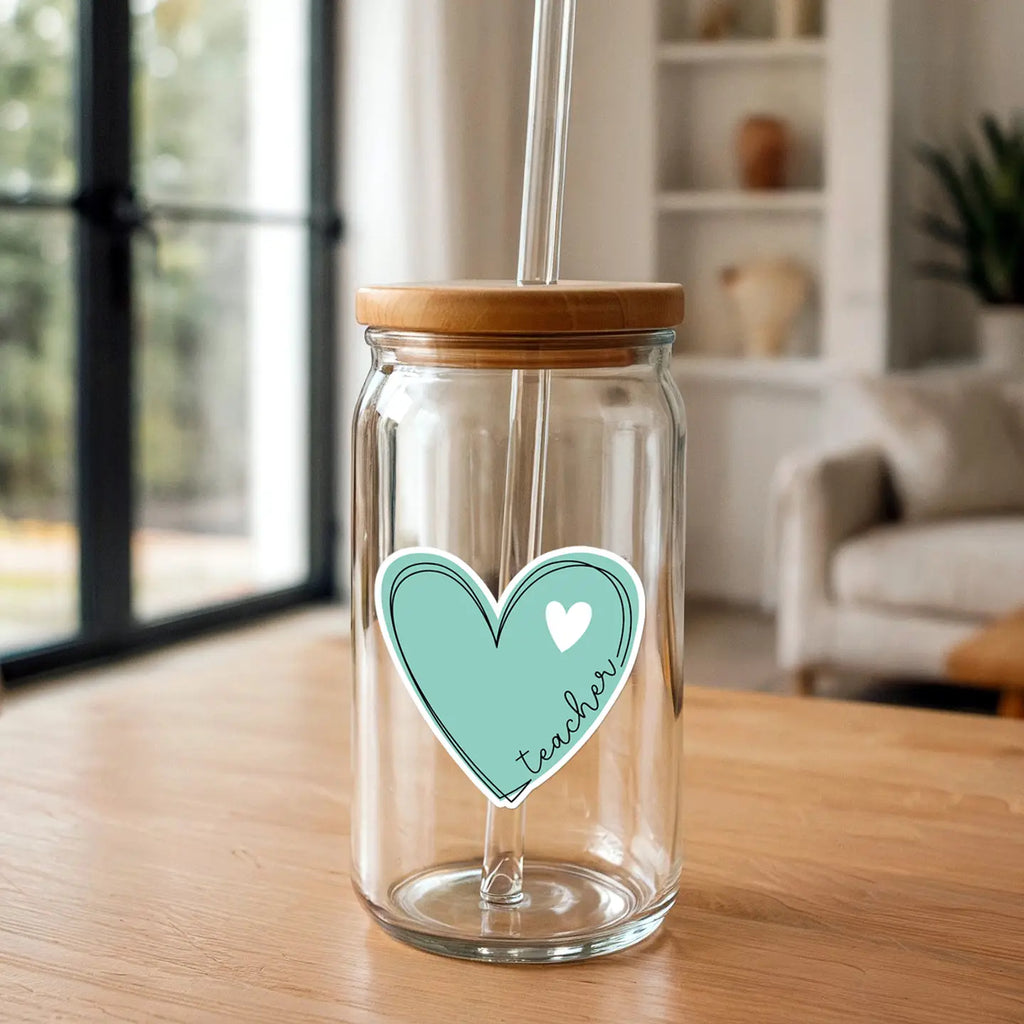 Teacher Appreciation Sticker | Heart Sticker | Teacher Gift