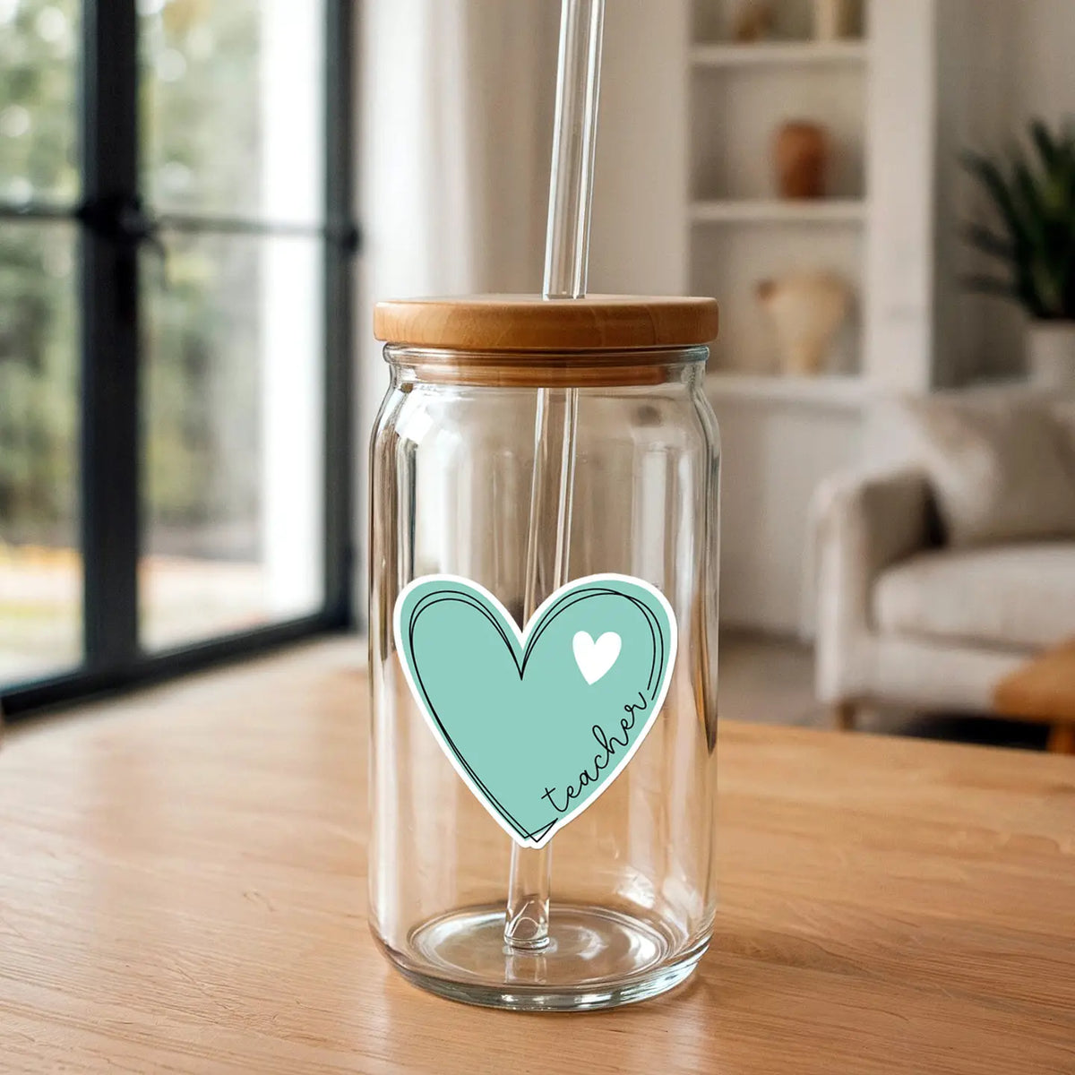 Teacher Appreciation Sticker | Heart Sticker | Teacher Gift